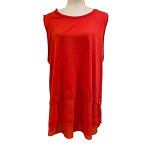 Michael Kors Sleeveless Tiered Top‎ NWT 3X